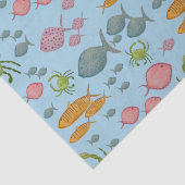 Vis en krabben tissuepapier (Detail)