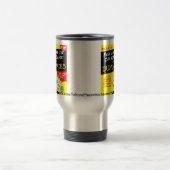 Vis en onbewerkte dadels - Roestvrij koffiebeker Reisbeker (Center)