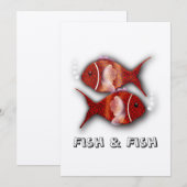 Vis en vis T-shirt Kaart (Voorkant / Achterkant)