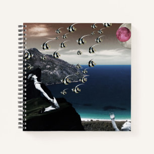 Vis en yoga notitieboek