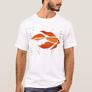 Vis en zeepaardje t-shirt