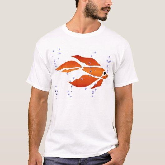 Vis en zeepaardje t-shirt (Voorkant)