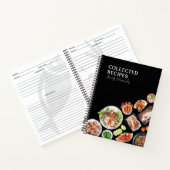 Vis en zeevruchten Cuisine Recept Black Journal Notitieboek (Binnen)