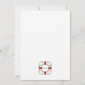 Vis en zeevruchten diner kaart (Achterkant)