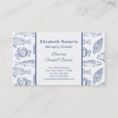 Vis en zeevruchten Restaurant Kustboetiek of Resor Visitekaartje (Voorkant)