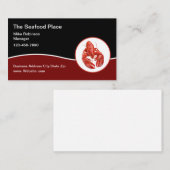 Vis en zeevruchten Restaurant Modern Lobster Visit Visitekaartje (Voorkant / Achterkant)
