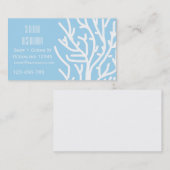 Vis en zeevruchten restaurant of catering bedrijf visitekaartje (Voorkant / Achterkant)