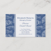 Vis en zeevruchten Restaurant of Coastal Resort Bl Visitekaartje (Voorkant)