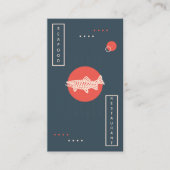 Vis en zeevruchten Restaurant Visitekaartje (Voorkant)