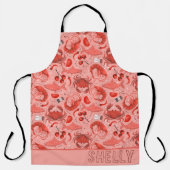 Vis en zeevruchten spectaculair All-Over Print Sch Schort (Voorkant)
