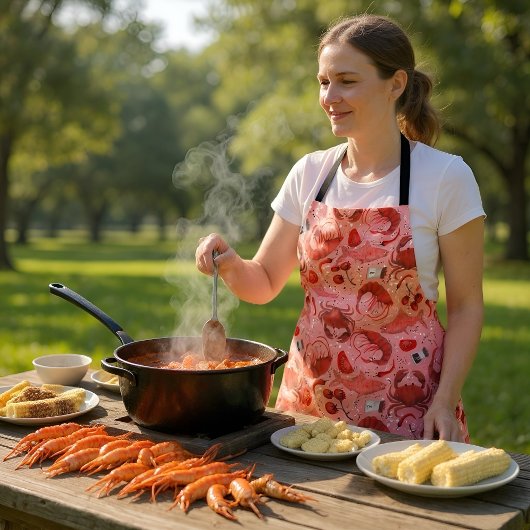 Vis en zeevruchten spectaculair All-Over Print Sch Schort