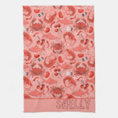 Vis en zeevruchten spectaculair theedoek (Verticaal)