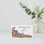 Vis en zeevruchten Visitekaartje (Staand voorkant)