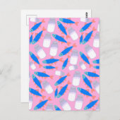 Vis en zout briefkaart (Voorkant / Achterkant)