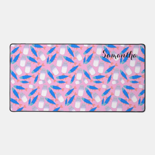 Vis en zout bureaumat (Voorkant)