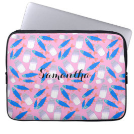 Vis en zout laptop sleeve