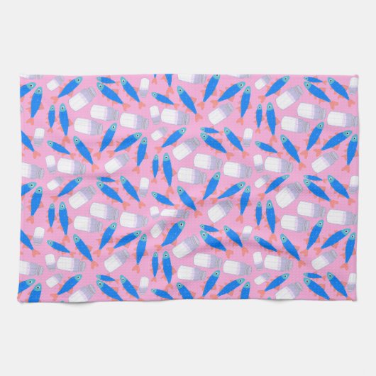 Vis en zout theedoek (Horizontaal)