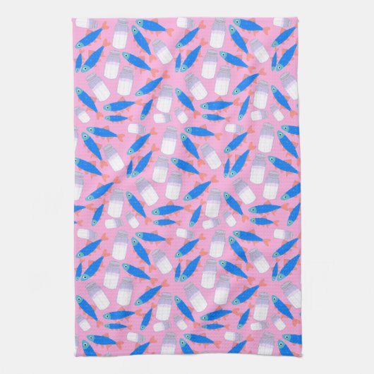 Vis en zout theedoek (Verticaal)