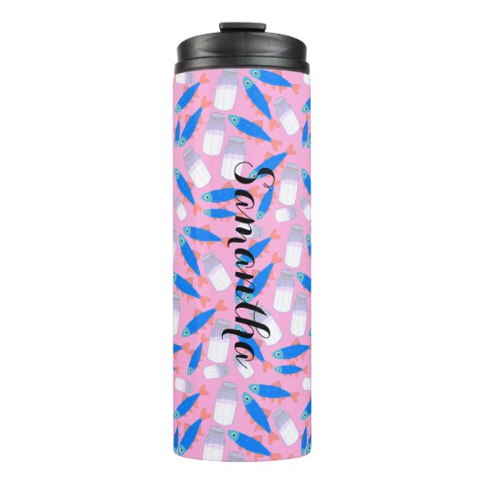 Vis en zout thermosbeker (Voorkant)