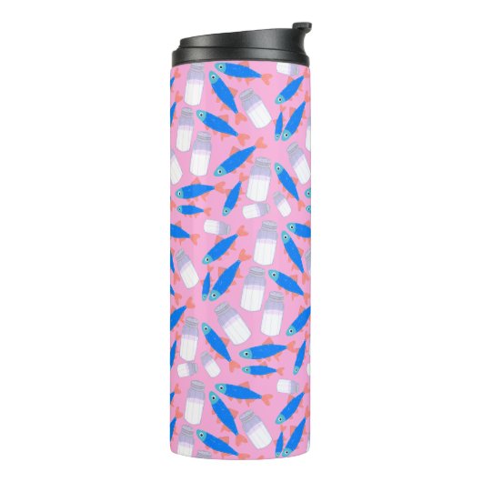 Vis en zout thermosbeker (Gedraaid links)