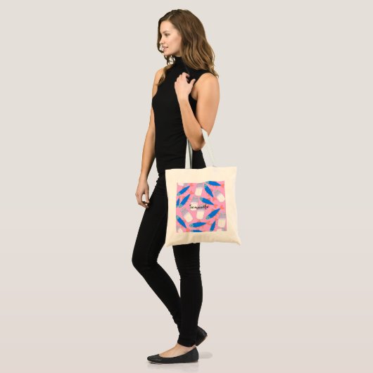 Vis en zout tote bag (Voorkant (model))