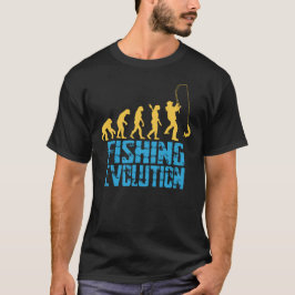 Vis evolutie: De natuurlijke voortgang van de mens T-shirt
