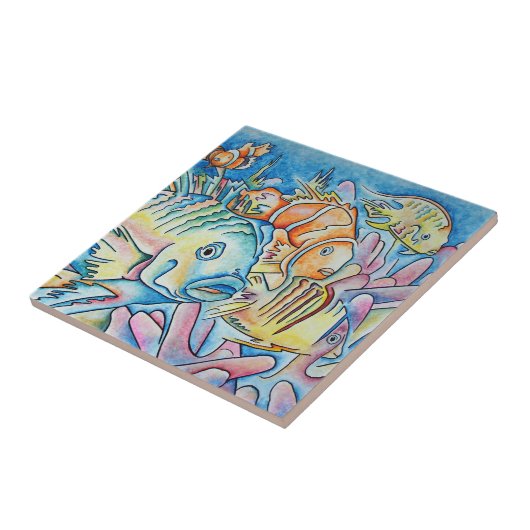Vis Fantasy Tegeltje (Zijkant)