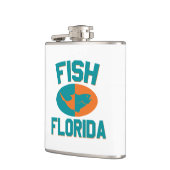 Vis Florida Kleuren Heupfles (Links)