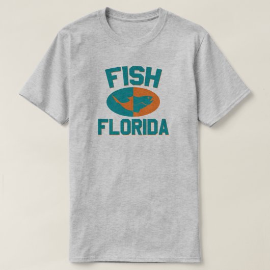 Vis Florida Kleuren T-shirt (Design voorkant)