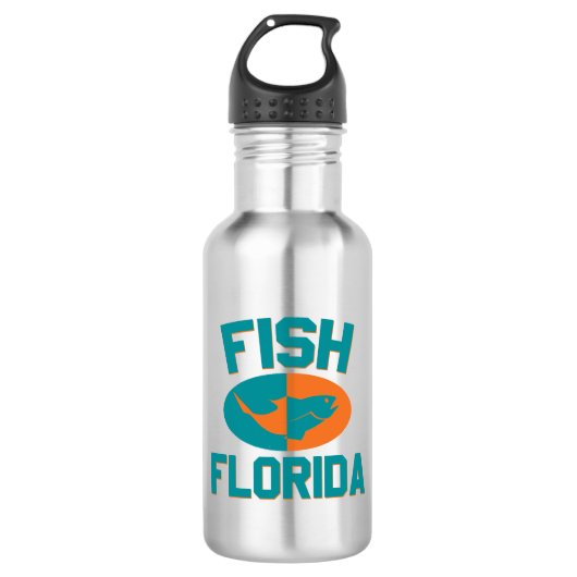 Vis Florida Kleuren Waterfles (Voorkant)