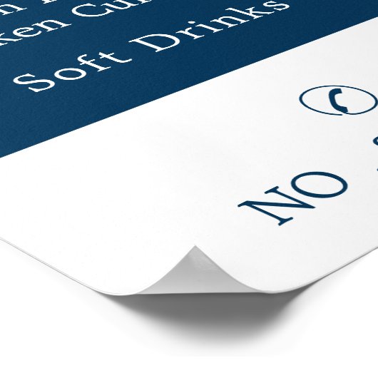 Vis & Frites Shop Restaurant Menu Poster (Hoek)