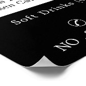 Vis & Frites Shop Restaurant Menu Poster (Hoek)