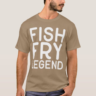 Vis Frituren Legende grappige familie T-shirt