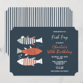 Vis Frituur Feestje Kaart (Voorkant / Achterkant)