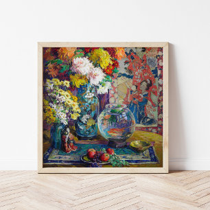Vis, Fruit, en Bloemen Kathryn E. Cherry Poster