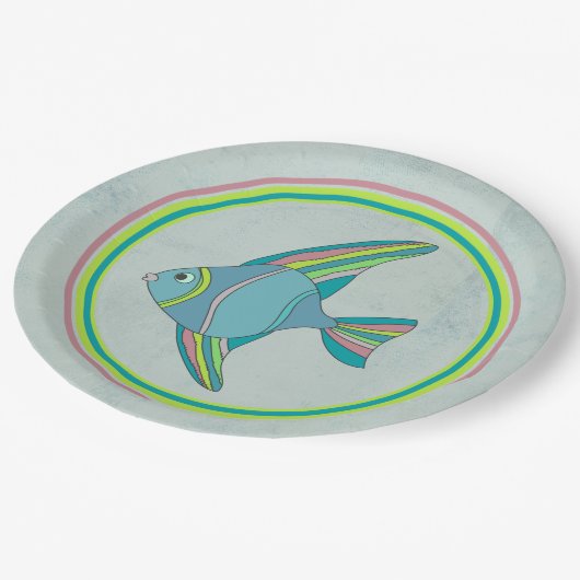 Vis Fry Papier Bord (Gekanteld)