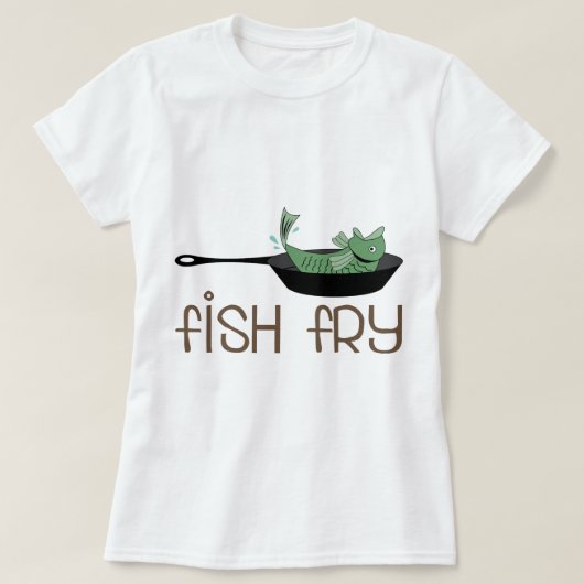 Vis Fry T-shirt (Design voorkant)