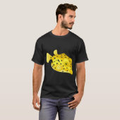Vis: Gele Koffervis T-shirt (Voorkant volledig)