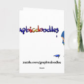 Vis gelukkige verjaardag Vissenkaart Kaart (Achterkant)