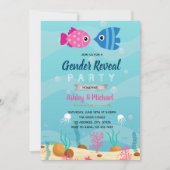 Vis geslacht onthullen uitnodiging (Voorkant)