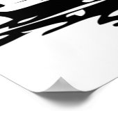 Vis Gevist Comic Fisherman Funny Cartoon Poster (Hoek)