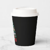 Vis Gevist met de blauwe kerstboom Papieren Bekers (Links)