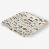 Vis Gevist verjaardagsfeestje Papieren Bordje (Gebogen)