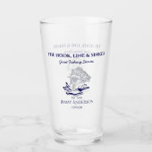 Vis Gevist Visser Drinkware Pint Bierglas Glas (Voorkant)