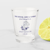 Vis Gevist Visser Drinkware Shot Glas (Voorkant)