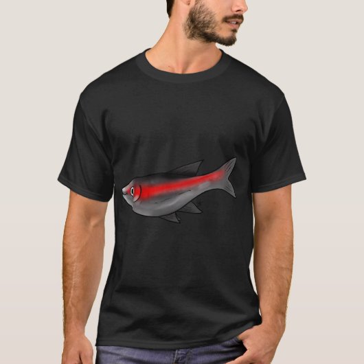 Vis Glowlight Tetra T-shirt (Voorkant)