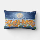 Vis Goldfish Moon Night Time Designer Pillow Kussen (Achterkant)