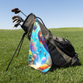 vis golfhanddoek (Groen)