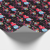 Vis, haak, naam - Verslaafd aan jou! 4 Cadeaupapier (Hoek)