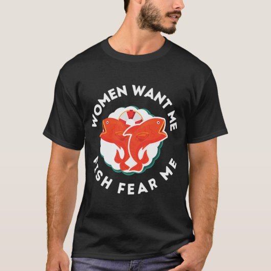Vis Haak Visser Retro Zonsondergang Grappige Angle T-shirt (Voorkant)